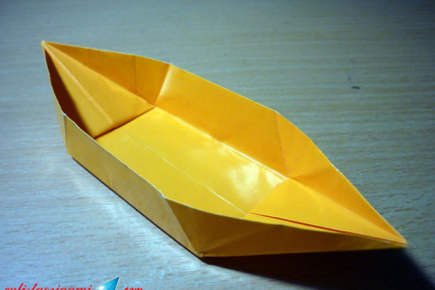Cara Membuat Perahu Kertas Kano V1 :: Origami Perahu Kertas