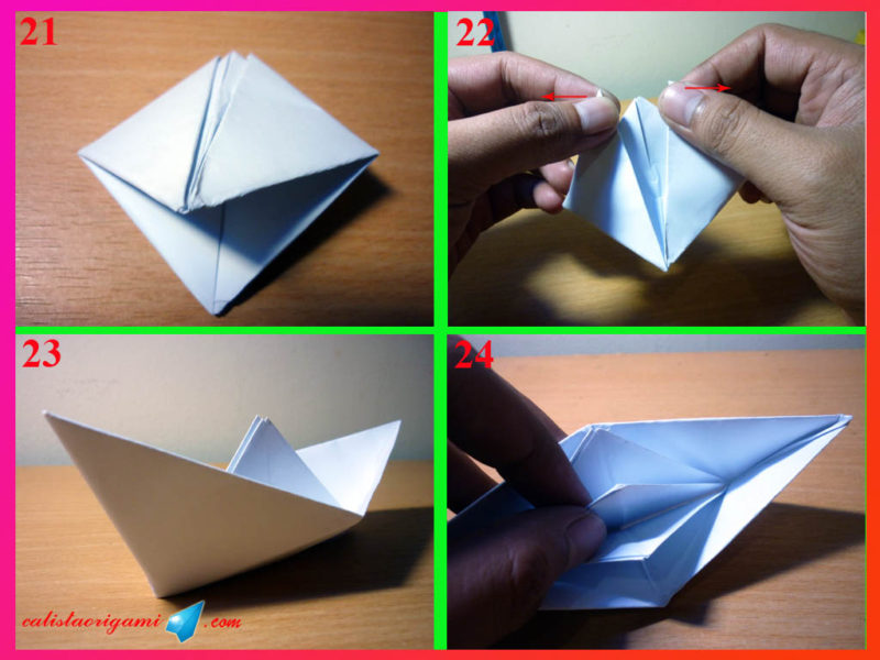 panduan-perahu-kertas-bertudung-origami-perahu-kertas