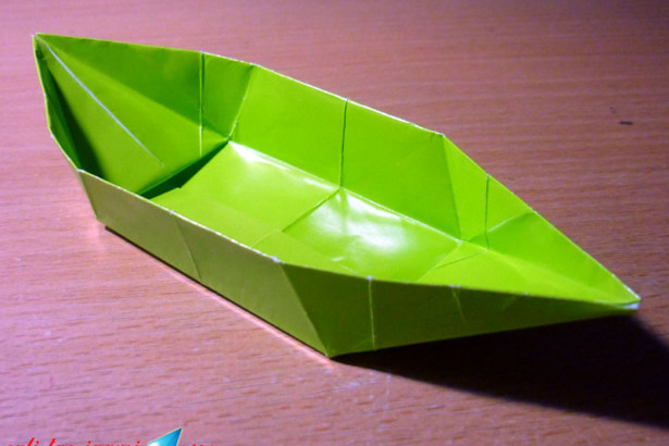 Cara Membuat Perahu Kertas Kano V4 :: Origami Perahu Kertas