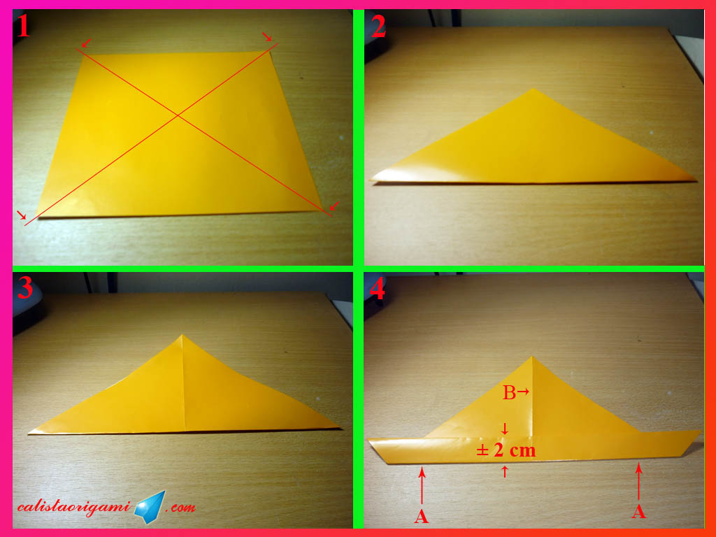 Cara Membuat Origami  Kelinci  Origami  Binatang